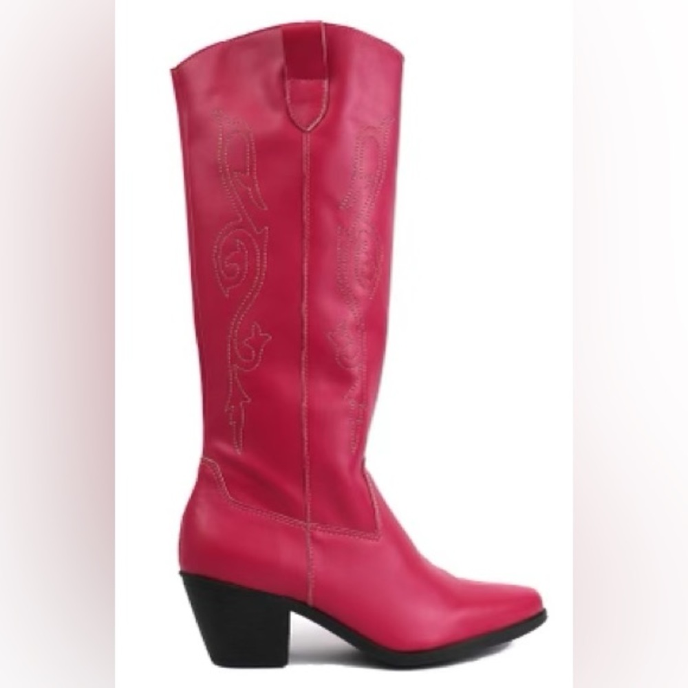 Old Cutler Fuchsia Pink Under the Knee Boots